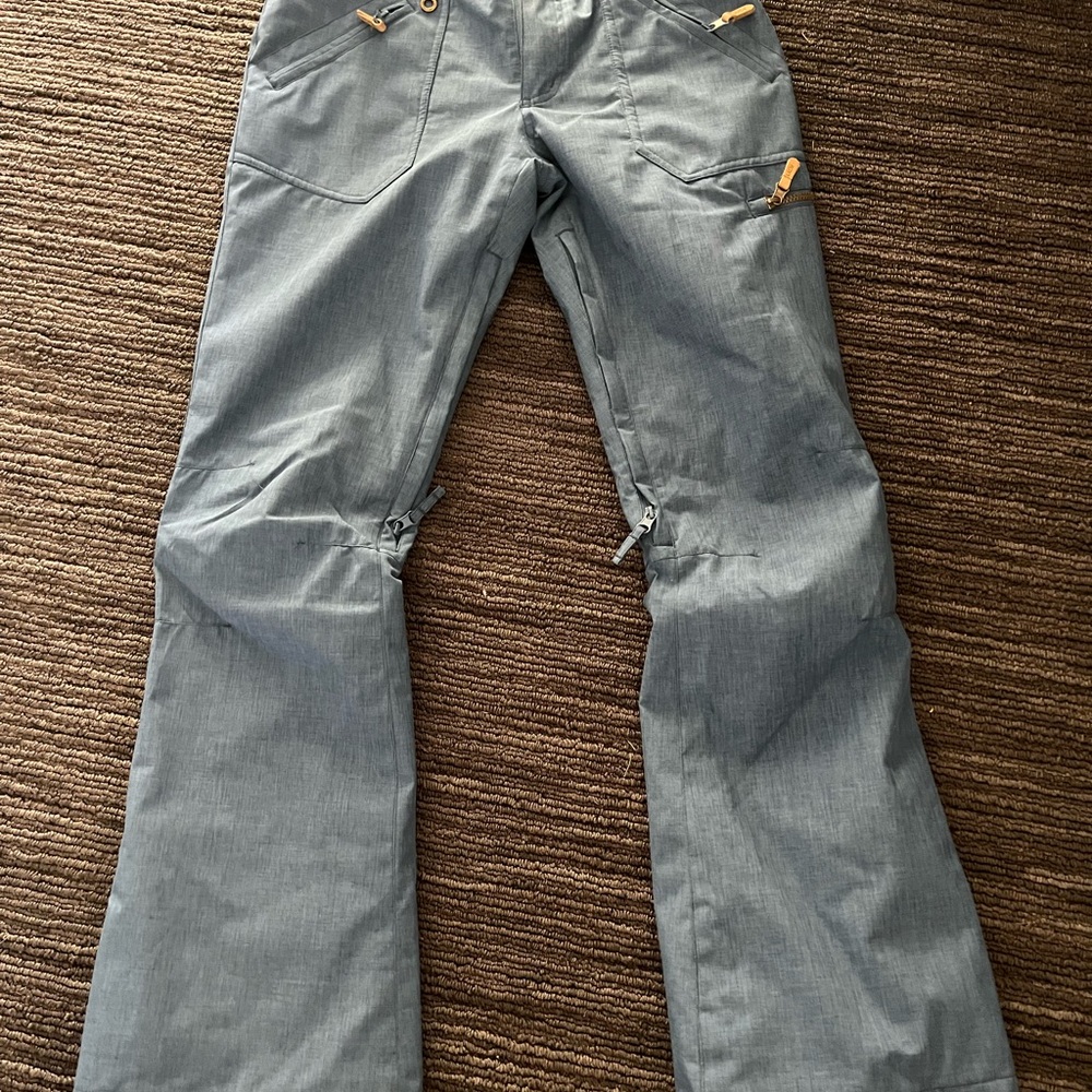 Roxy snowboard pants - blue and tan. $40 per pair or $60 for both.